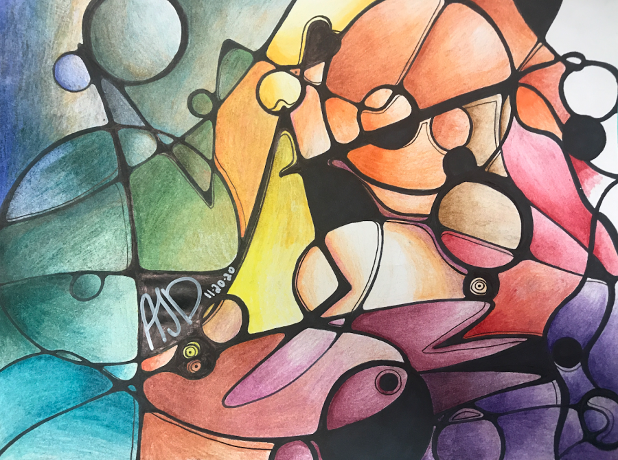 Alysha Jones-Daugherty
Neurographic art
Colored Pencil
Honorable Mention
