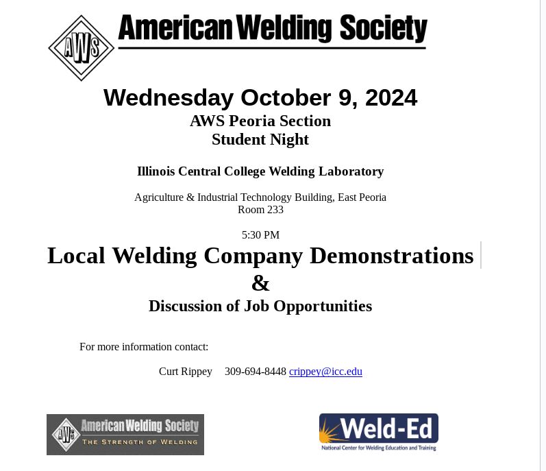 Illinois Welding Society Meeting